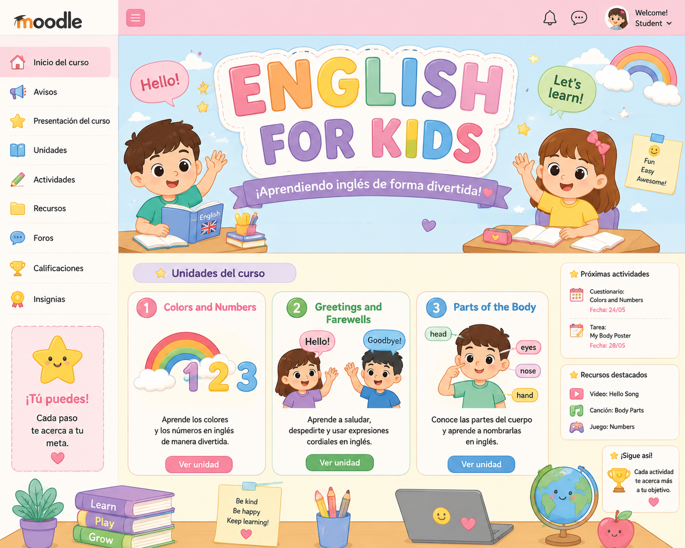 English for Kids: Aprendiendo Inglés de Forma Divertida!