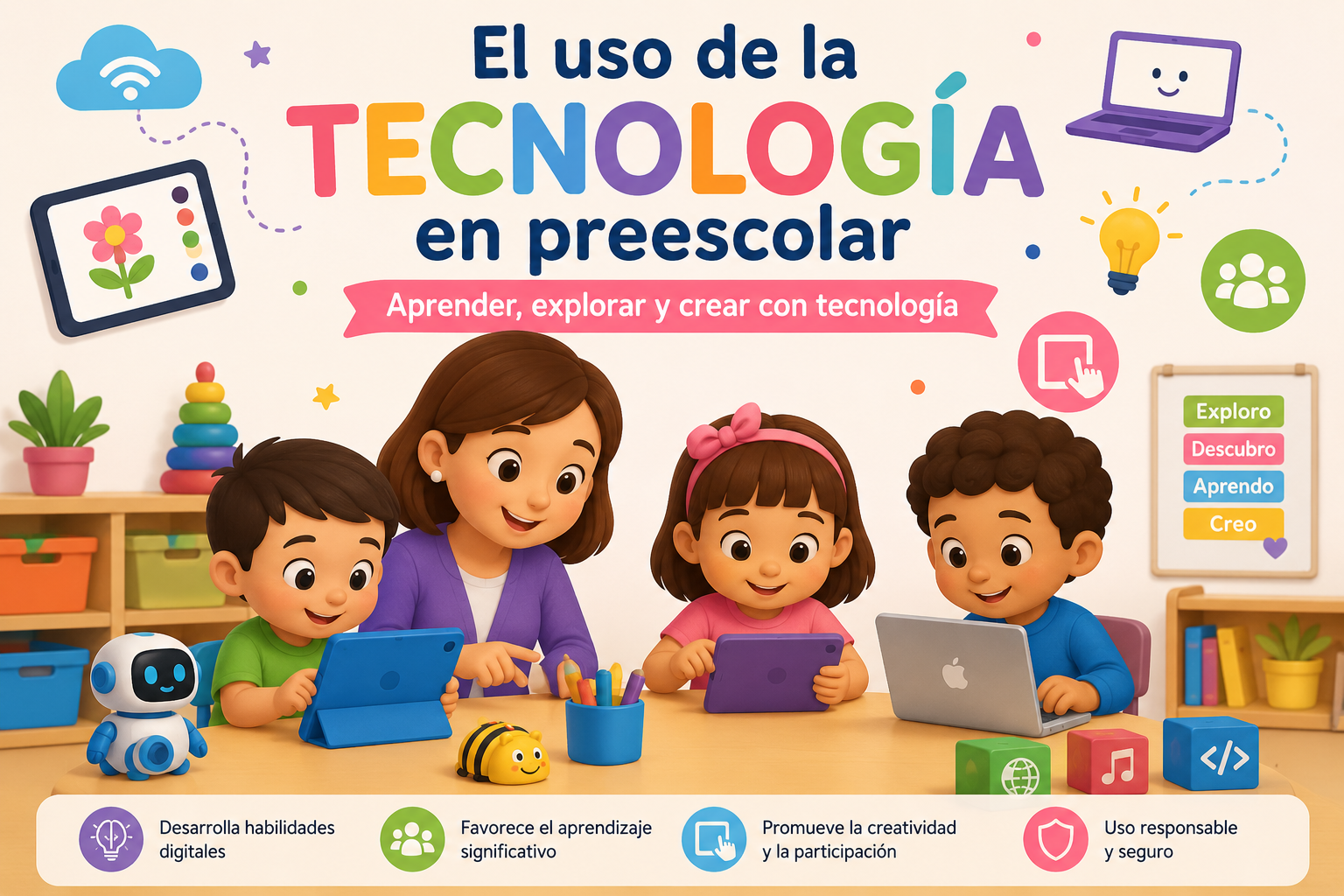 EL USO DE LA TECNOLOGÍA EN PREESCOLAR