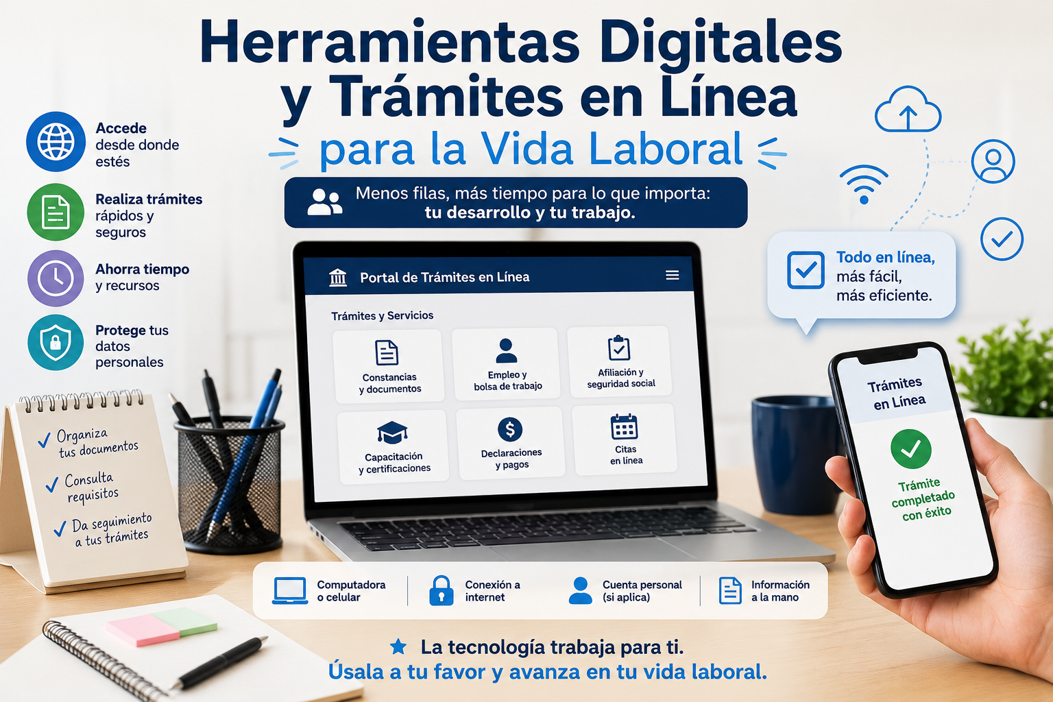 Herramientas Digitales y Trámites en Línea para la Vida Laboral